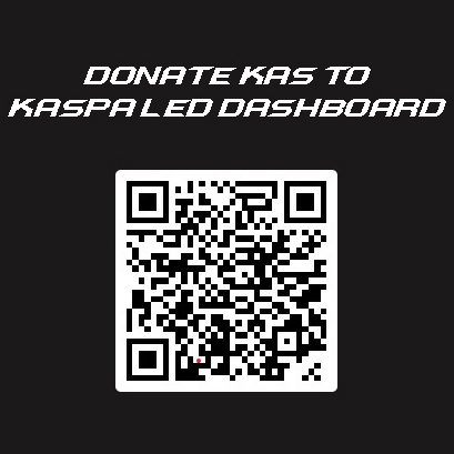 Kaspa QR kod za donaciju